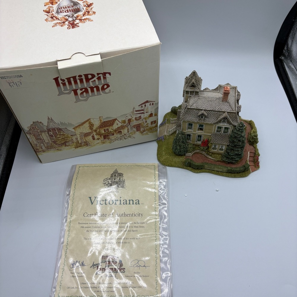 Lilliput Lane Victoriana Limited Edition 1717/2500 Box COA American Landmarks